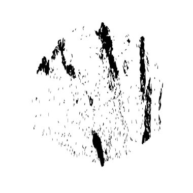 Beyaz arkaplanda soyut grunge lekesi, vektör illüstrasyonu