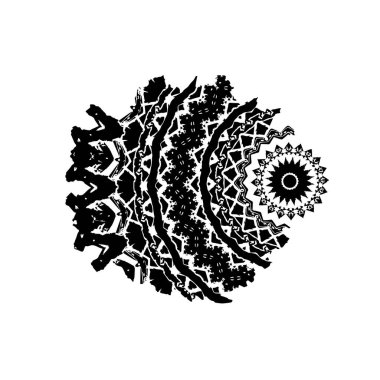 süs dokusu ve sanat tasarımı ile siyah ve beyaz monokrom soyut arkaplan