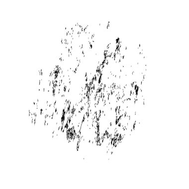 Siyah mürekkep lekesi beyaz arkaplanda izole edildi