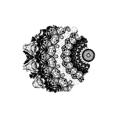 süs dokusu ve sanat tasarımı ile siyah ve beyaz monokrom soyut arkaplan