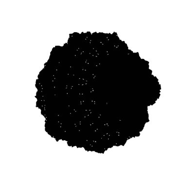 Beyaz arkaplanda soyut grunge fırça darbesi 