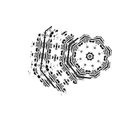 Soyut tek renkli arkaplan. Siyah ve beyaz vektör çizimi   