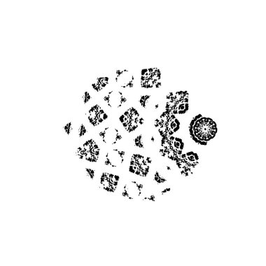 süs dokusu ve sanat tasarımı ile siyah ve beyaz monokrom soyut arkaplan