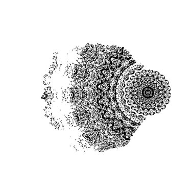 süs dokusu ve sanat tasarımı ile siyah ve beyaz monokrom soyut arkaplan