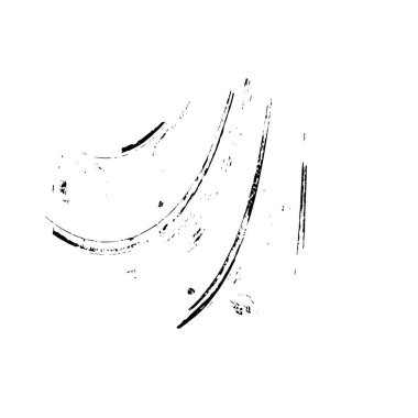 Beyaz arka planda soyut siyah beyaz şekil. Vektör illüstrasyonu  