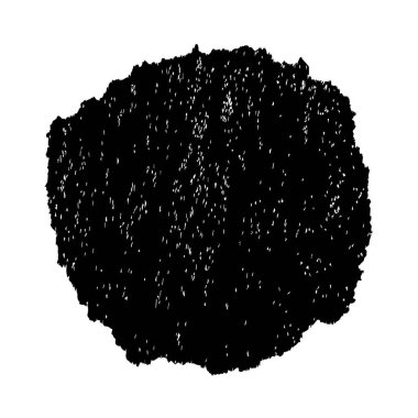 Siyah mürekkep lekesi beyaz arkaplanda izole edildi