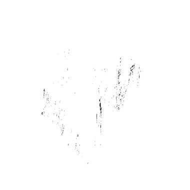 Beyaz arkaplanda soyut grunge fırça darbesi 