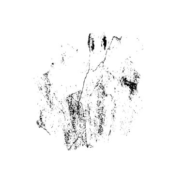 Beyaz arka planda siyah nokta. grunge soyut el boyaması ögesi 