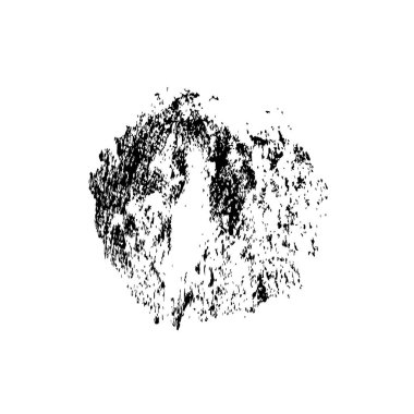 Beyaz arkaplanda soyut grunge fırça darbesi 