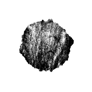 Beyaz arkaplanda soyut grunge fırça darbesi 