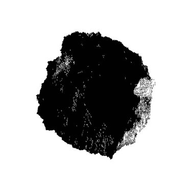 Beyaz arkaplanda soyut grunge fırça darbesi 