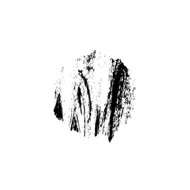 Beyaz arkaplanda soyut grunge fırça darbesi 