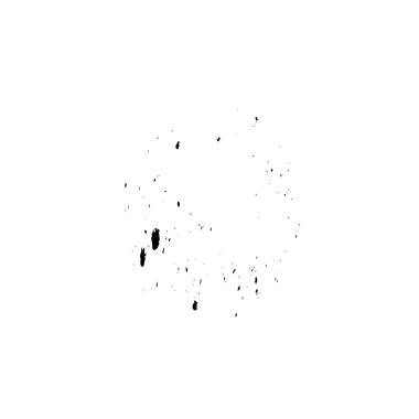 Beyaz arkaplanda soyut grunge fırça darbesi 