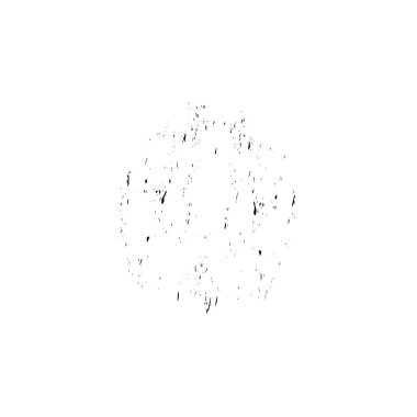 Beyaz arkaplanda soyut grunge fırça darbesi 