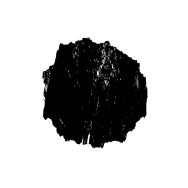 Beyaz arkaplanda soyut grunge fırça darbesi 