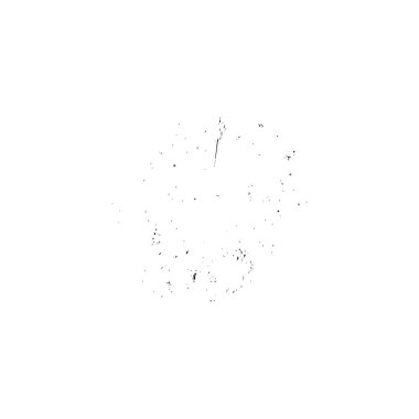 Beyaz arkaplanda soyut grunge fırça darbesi 