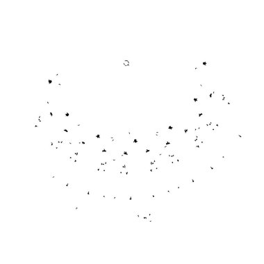 Beyaz arkaplanda soyut grunge fırça darbesi 