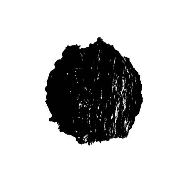 Beyaz arkaplanda soyut grunge siyah nokta, vektör illüstrasyonu