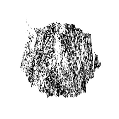 siyah mürekkep fırçası darbesi beyaz arkaplanda izole edildi