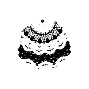 siyah mürekkep fırçası darbesi beyaz arkaplanda izole edildi