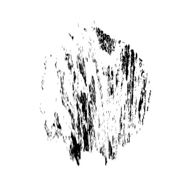 Beyaz arka planda siyah nokta. grunge soyut el boyaması ögesi 