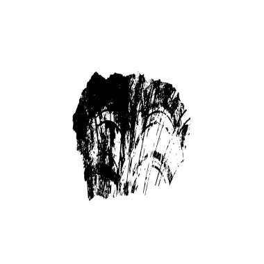 soyut fırça darbesi, vektör illüstrasyonu