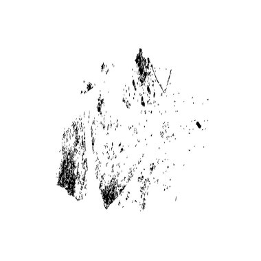 siyah mürekkep fırçası darbesi beyaz arkaplanda izole edildi