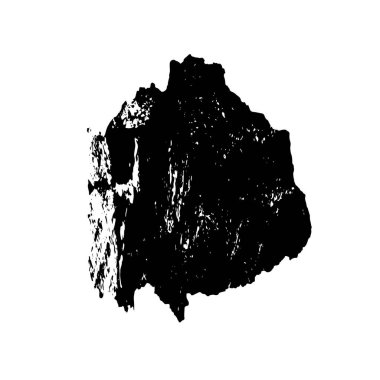 Beyaz arka planda siyah nokta. grunge soyut el boyaması ögesi 