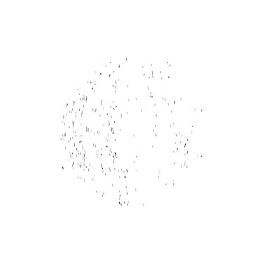 siyah mürekkep fırçası darbesi beyaz arkaplanda izole edildi