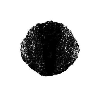 Beyaz arka planda siyah nokta. grunge soyut el boyaması ögesi 