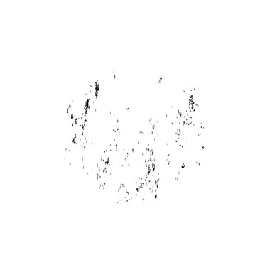 Siyah mürekkep lekesi beyaz arkaplanda izole edildi