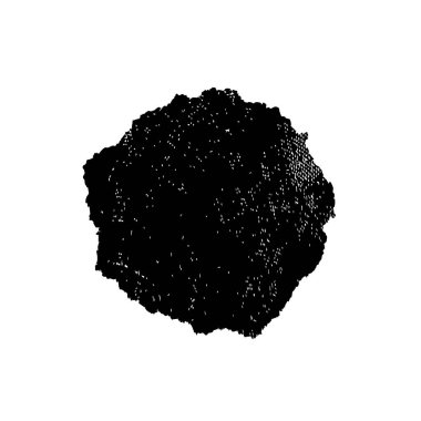 siyah mürekkep fırçası darbesi beyaz arkaplanda izole edildi