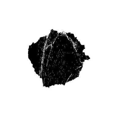 Beyaz arka planda siyah mürekkep fırça sıyrık