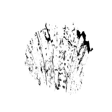 Beyaz arka planda siyah mürekkep fırça sıyrık