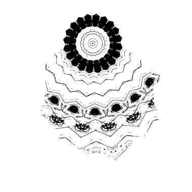 Beyaz arka planda siyah mürekkep fırça sıyrık