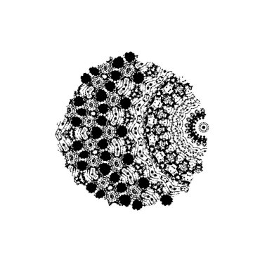 Beyaz arka planda siyah mürekkep fırça sıyrık