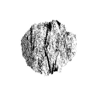 Beyaz arka planda siyah mürekkep fırça sıyrık