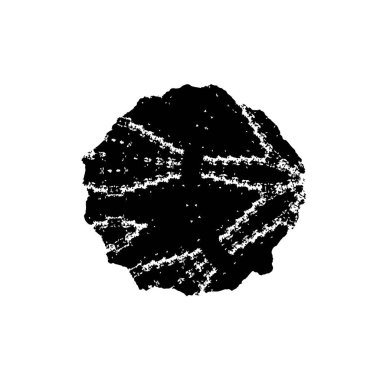 Beyaz arka planda siyah mürekkep fırça sıyrık