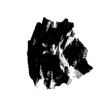 Beyaz arka planda siyah mürekkep fırça sıyrık