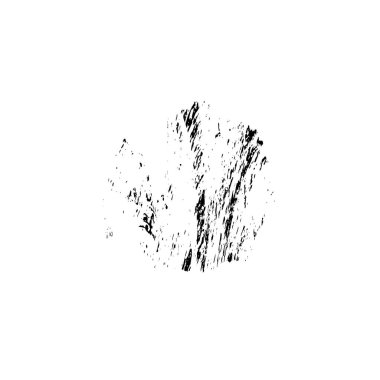 Grunge siyah el fırça darbesi. vektör.