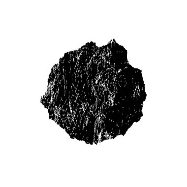 Beyaz arkaplanda soyut grunge siyah nokta, vektör illüstrasyonu