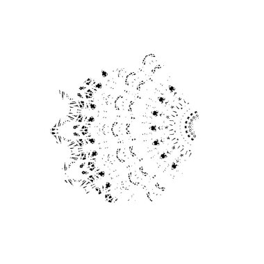 Beyaz arka planda siyah mürekkep fırça sıyrık