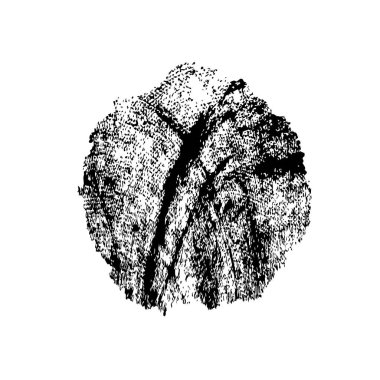 Beyaz arka planda siyah mürekkep fırça sıyrık