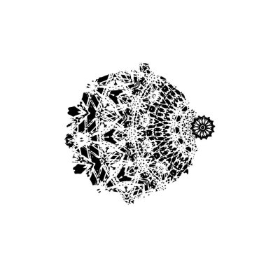 Beyaz arka planda siyah mürekkep fırça sıyrık