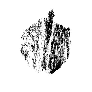 Beyaz arka planda siyah mürekkep fırça sıyrık