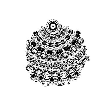 Beyaz arka planda siyah mürekkep fırça sıyrık