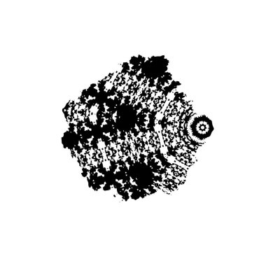 Beyaz arka planda siyah mürekkep fırça sıyrık