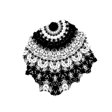 Beyaz arka planda siyah mürekkep fırça sıyrık