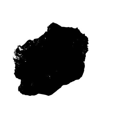 Beyaz arka planda siyah mürekkep fırça sıyrık