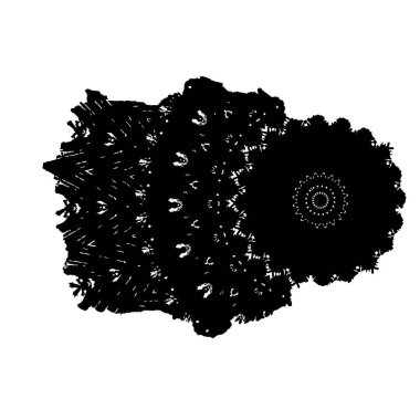 Beyaz arka planda siyah mürekkep fırça sıyrık